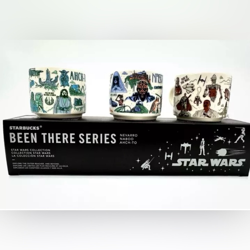 Starbucks Star Wars Nevarro Naboo Ahch-To Been There Series Mug Ornament NWT